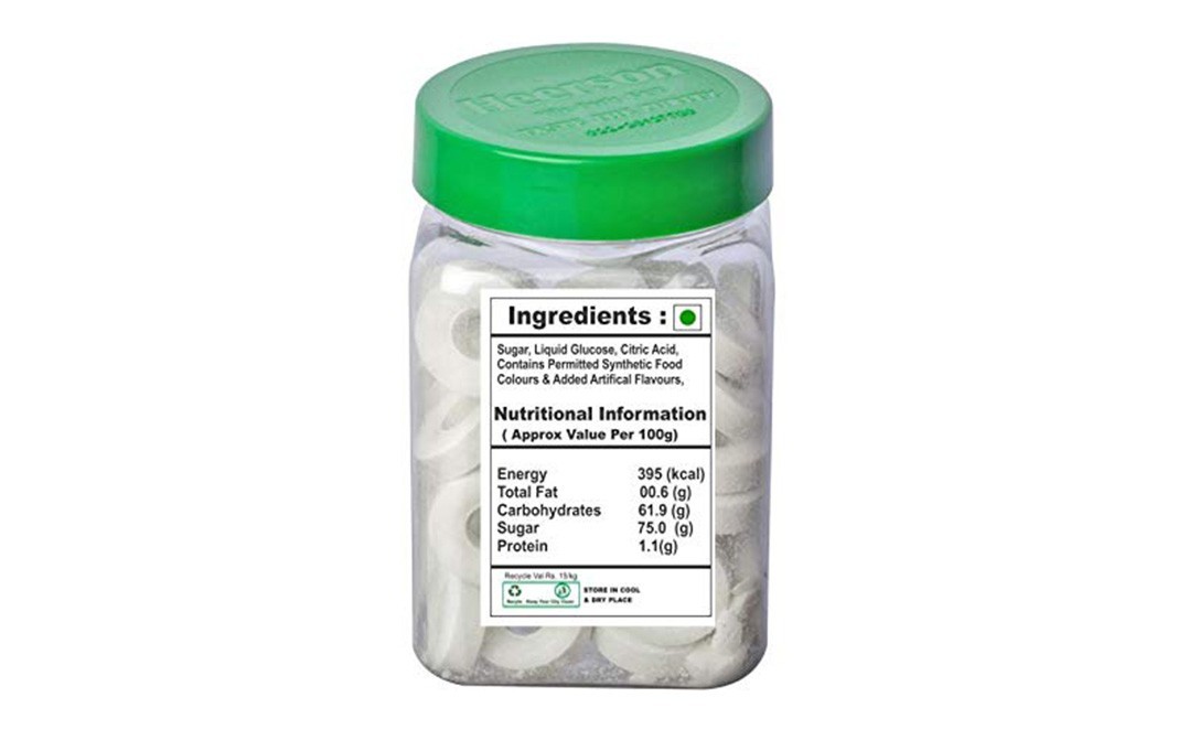 Heerson Olo Mint Candy    Plastic Jar  100 grams
